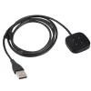 Akyga AK-SW-27 magnētisks USB uzlādes kabelis Fitbit Versa 3 / Sense, 1 m, melns
