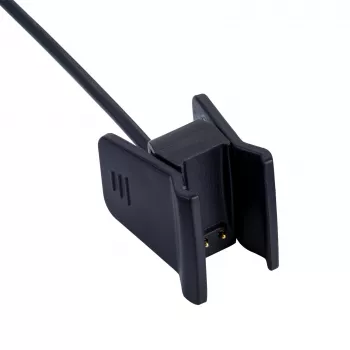 Akyga AK-SW-35 uzlādes kabelis Fitbit Alta HR, USB-A, 1 m, melns