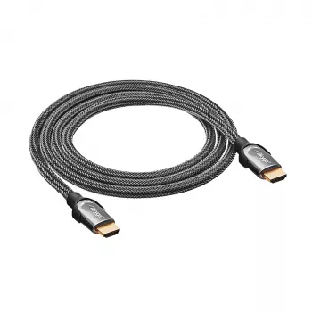 Akyga AK-HD-15S HDMI 2.1 kabelis, ekranēts, vara, pīts, 48 Gbps, 8K@60Hz / 4K@120Hz, 1,5 m