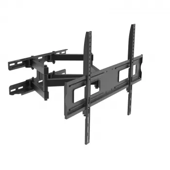 Akyga AK-MB-10 regulējams sienas TV turētājs, 37-70 collas, 50 kg, VESA 600x400, pagriešana ±45°, sagāzums ±20°, melns