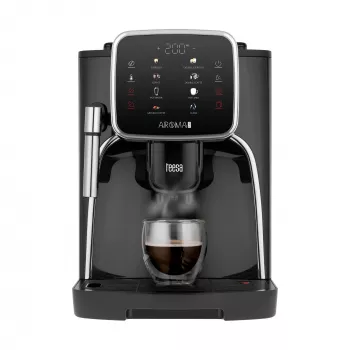 TEESA AROMA 750 Automātiskā kafijas automāts ar dzirnaviņām, 1450 W, 1.5 L, Melns