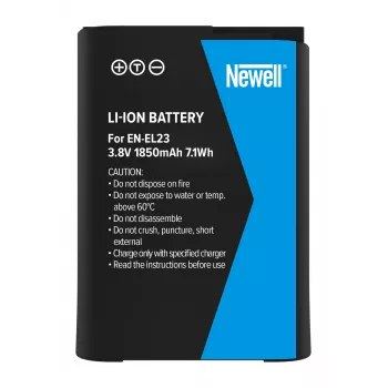 Newell Replacement Battery for Nikon EN-EL23, 1850mAh, 7,0Wh, Li-ion