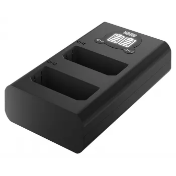 Newell Dual-Channel USB-C Charger DL-USB-C Canon LP-E10 akumulatoriem