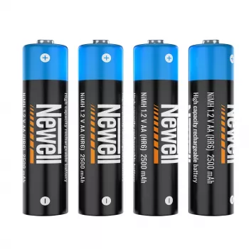 Newell NiMH Rechargeable Battery AA 2500 mAh 4-Pack Blister