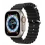 Dux Ducis Silikona Rokasiksna Apple Watch 8/7/6/5/4/3/2/SE (38/40/41mm) - Melna