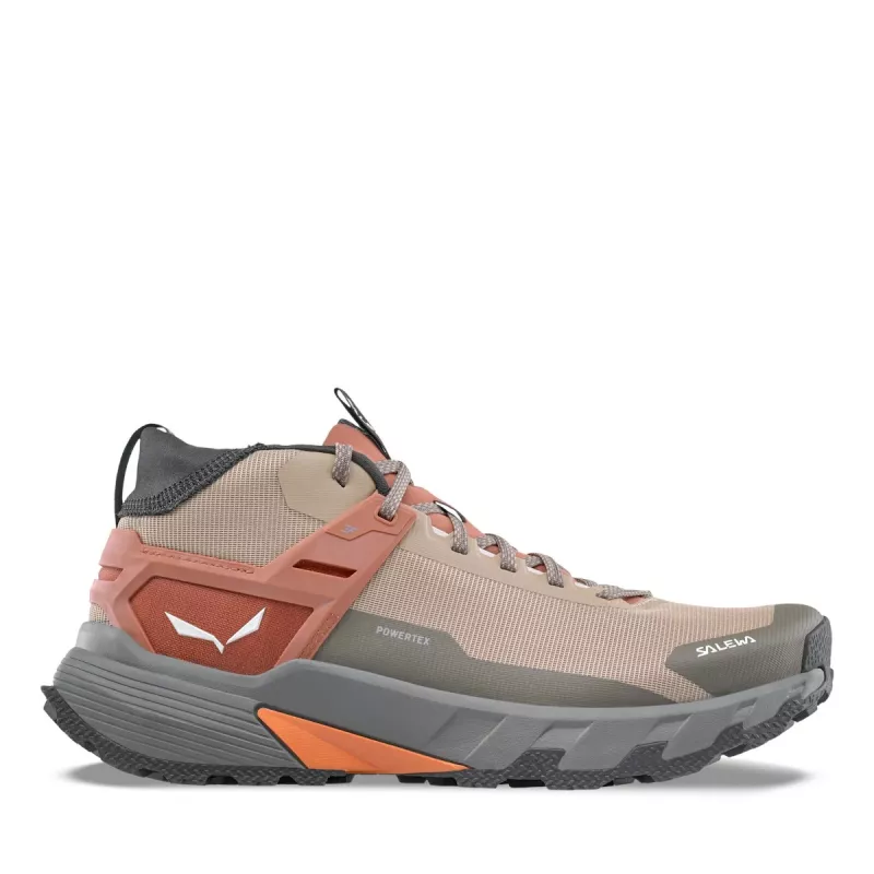 SALEWA Pedroc 2 Mid PTX Hiking Shoes - Quicksand/Bungee Cord - UK 8.5 (EU 42.5)