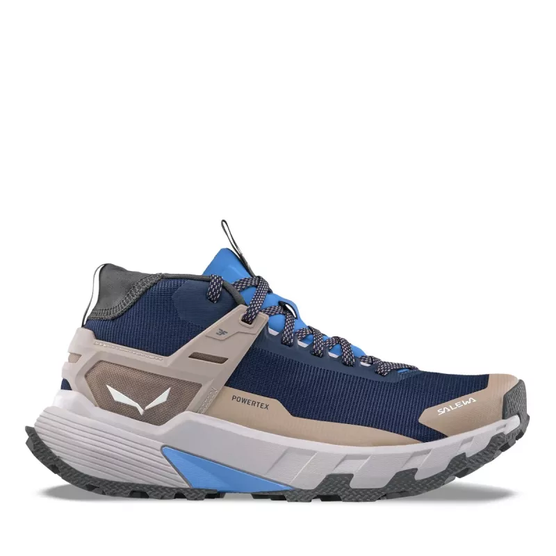 Salewa Pedroc 2 Mid PTX Women's Hiking Shoes - Navy Blazer/Quicksand - UK 6.5 (EU 40)