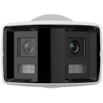 Hikvision DS-2CD2T47G2P-LSU/SL 4MP AcuSense āra bullet IP kamera ar 2,8mm objektīvu, balto gaismu, divvirzienu audio, strobe gaismu, PoE