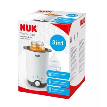 NUK Thermo 3in1 mazuļu ēdiena sildītājs balts/melns 7.6cm