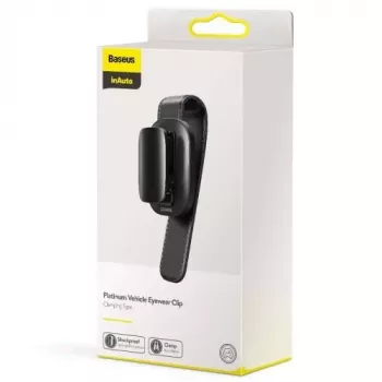 Baseus Platinum Vehicle Eyewear Clip (Clamping Type) Black ACYJN-B01