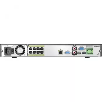 BCS LINE 8-kanālu 8K NVR ar AI un 8 PoE portiem BCS-L-NVR0802-A-8K-8P-Ai2
