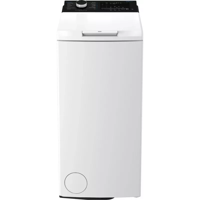 BEKO TB721DBVESPL Priekšējās ielādes veļas mašīna, 7 kg, 1200 apgr./min, Balta/Melna