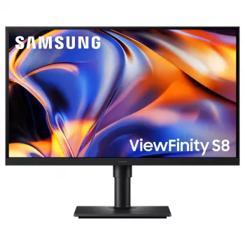 Samsung 27 inch ViewFinity S8 S80HF 5K IPS monitors ar USB-C 90W, augstuma regulēšanu, HDR400