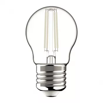 Avide LED Bulb White Filament Mini Globe 4.5W E27 Warm White 2700K