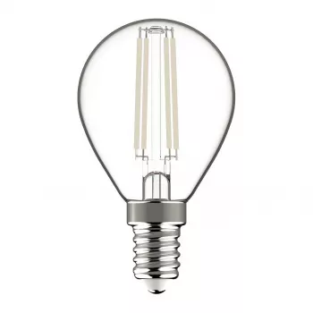 Avide LED Bulb White Filament Mini Globe 6.5W E14 Warm White 2700K