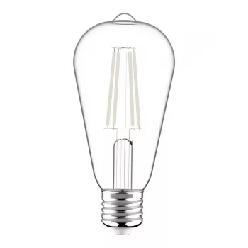 Avide LED Spuldze White Filament ST64 8.5W E27 Silta Balta 2700K