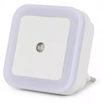 ENTAC Night Light 0.5W Square Cool White with Dusk Sensor