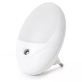 ENTAC LED Night Light 0.5W Oval Warm White with Dusk Sensor
