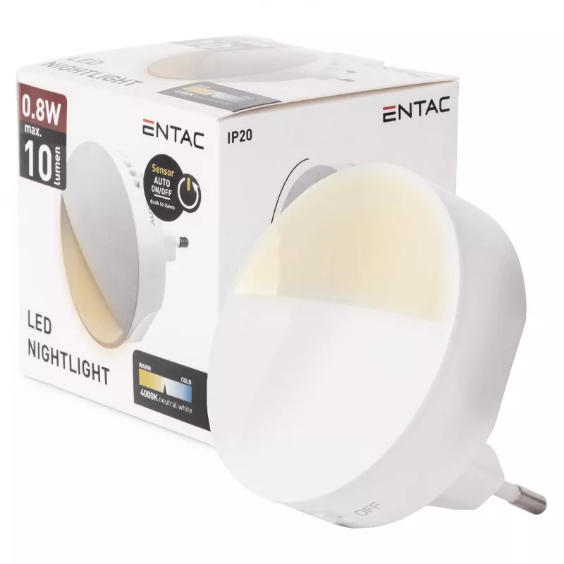 ENTAC Night Light 0,8W CDS Twilight Sensor (without PIR Sensor)