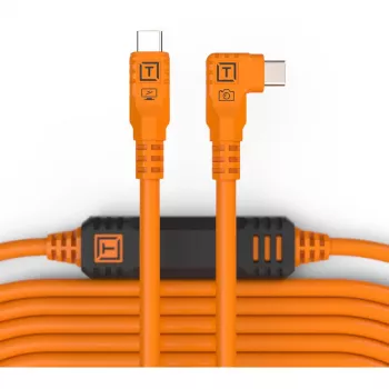 Tether Tools TetherPro USB-C to USB-C Right Angle Orange 9,4m