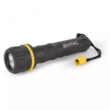 ENTAC EFL-2AA-PL LED Laternas lukturis 2xAA ABS Plastmasa Melns 30 lūmeni