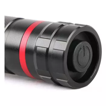 ENTAC EFL-ZOOM-5W-ALU Zoomējama LED Laternas Lukturis 350 lūmeni Melns