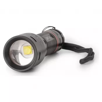 ENTAC EFL-ZOOM-5W-ALU Zoomējama LED Laternas Lukturis 350 lūmeni Melns