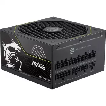 MSI MAG A1000PLS PCIE5 1000W 80 PLUS Gold Fully Modular ATX 3.0 Barošanas bloks