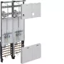 Hager ZK33X3T Complete Meter Panel Field 1050mm 2 Meter Positions 2 Distribution Fields NRW SH MV N-Sachsen