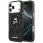KARL LAGERFELD IML Glitter Karl & Choupette Heads Logo Maciņš iPhone 17 Pro Max, Melns