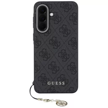 Guess 4G Charm Protective Case for Samsung Galaxy A34 5G, Black
