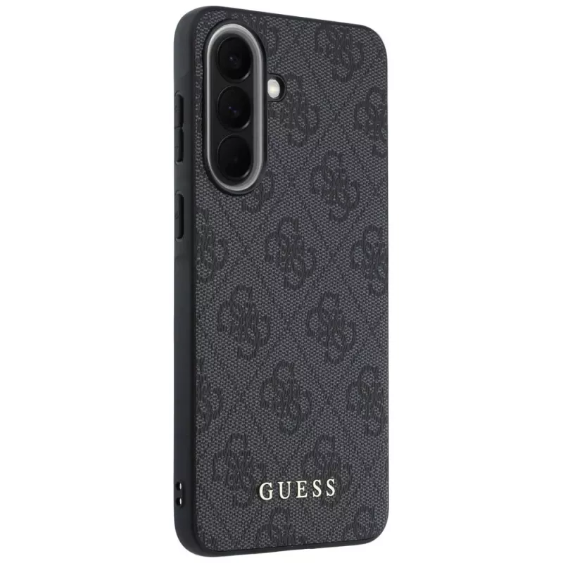 Guess 4G Charm Protective Case for Samsung Galaxy A34 5G, Black