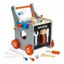 Janod Brico'Kids Magnetic Workbench Trolley with Tools - 24 Pieces