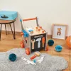 Janod Brico'Kids Magnetic Workbench Trolley with Tools - 24 Pieces