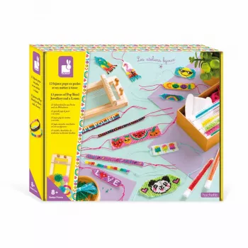 Janod Bead Loom Jewelry Making Kit for Kids 8+