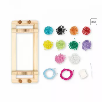 Janod Bead Loom Jewelry Making Kit for Kids 8+