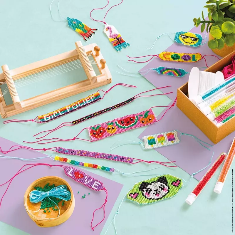 Janod Bead Loom Jewelry Making Kit for Kids 8+