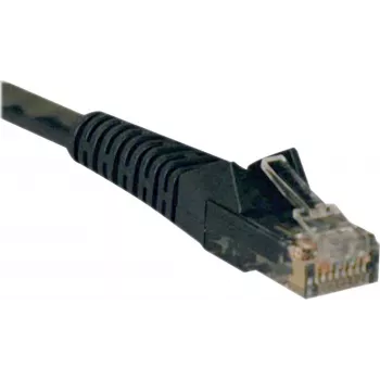 Tripp 25ft Cat6 Gigabit Snagless Molded Patch Cable RJ45 M/M Black