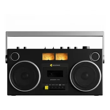 WeAreRewind Curtis portatīvais kasešu atskaņotājs ar Bluetooth Black