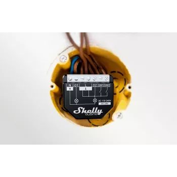 Shelly Wave 2PM EU LR Z-Wave viedais slēdzis ar jaudas mērīšanu 2 kanāliem