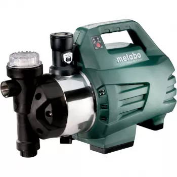 Metabo HWAI 4500 Inox Automātiskā mājas ūdens apgādes sistēma (Melna/Zaļa, 1300 W)