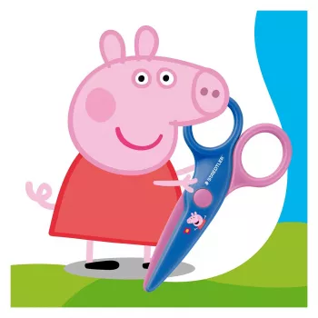 STAEDTLER Noris Junior Peppa Pig bērnu drošības šķēres 130 mm
