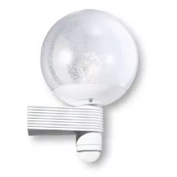 Āra sienas gaismeklis ar sensoru Steinel L400S, balts, 60W, E27