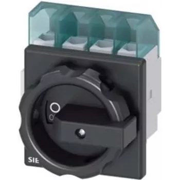 Siemens 3LD22031TL51 Galvenais slēdzis 4-polu 32A 400V 11.5kW Priekšējā montāža 4 caurumi
