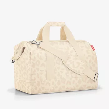Reisenthel Allrounder L Leo Vanilla ceļojumu soma 30L ūdensatgrūdoša 48x39.5x29cm