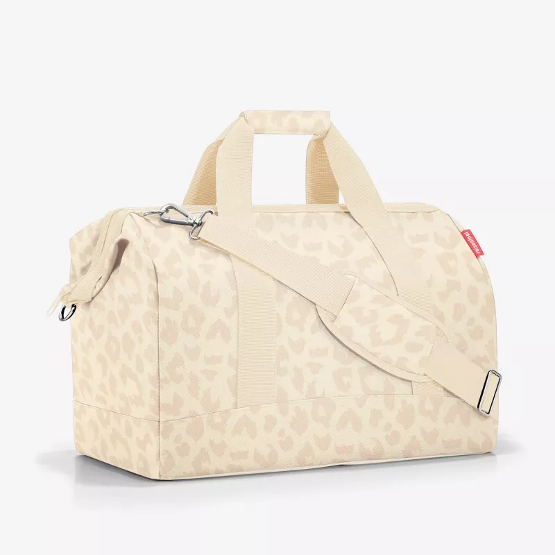 Reisenthel Allrounder L Leo Vanilla ceļojumu soma 30L ūdensatgrūdoša 48x39.5x29cm