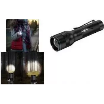 ANSMANN LED Lukturis Adventure TA100BF, Melns ar Jostas Klipsi, Gaismas Plūsma: 110 Lūmeni, Darbības Laiks: 4 Stundas, 1 Gabals (1600-0760)