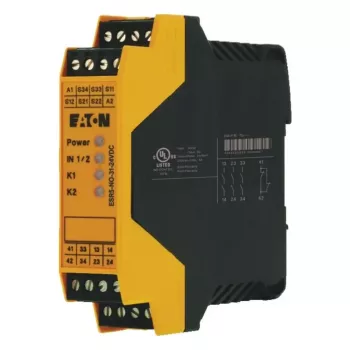 Eaton Drošības Relejs ESR5-NO-31-24VDC 24 V DC 3 NO + 1 NC Skrūvju Spailes DIN Sliežu
