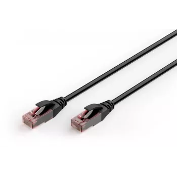 DIGITUS CAT 6 U-UTP Outdoor Patch Cable, 10 m, Black