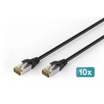 DIGITUS CAT 6A S-FTP Outdoor Patch Cable, Copper, PE, 10 pcs